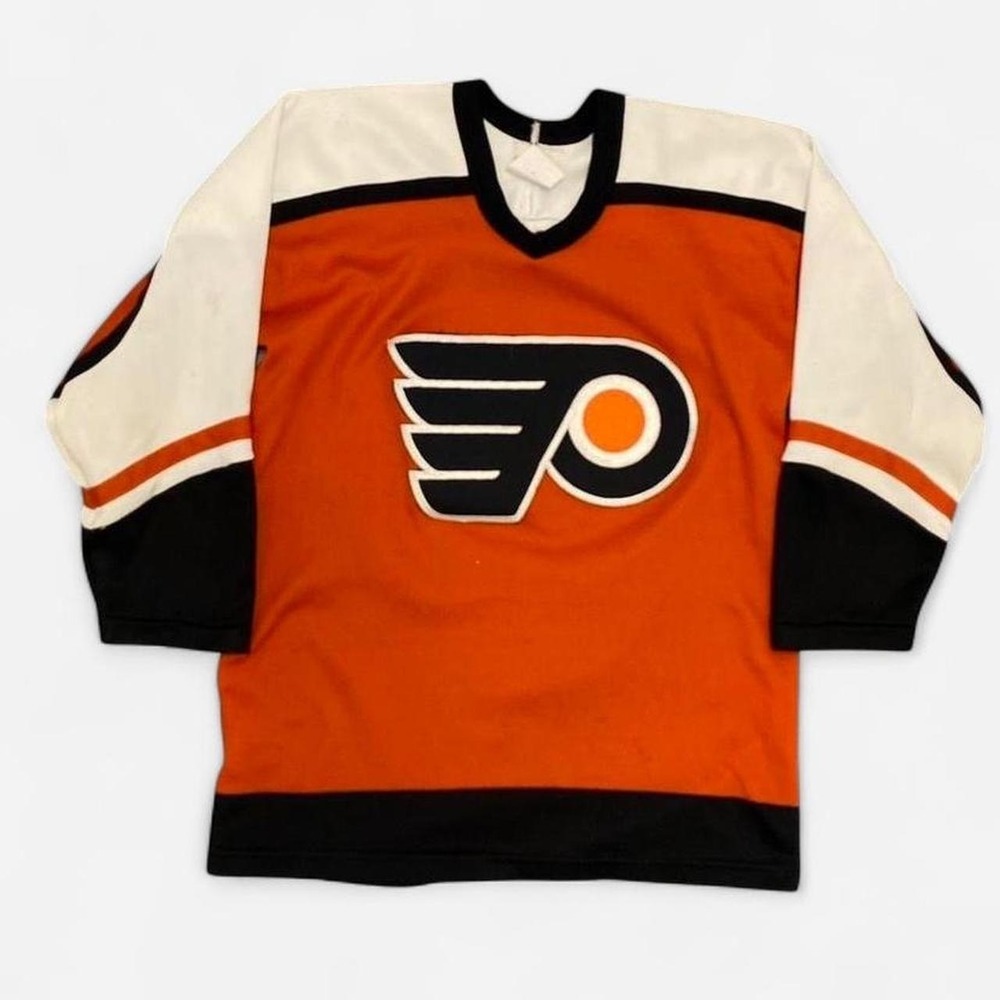 Vintage CCM Philadelphia Flyers orange hockey  jersey